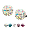 Bola Tiffany de 14g de Titanio con Rosca Interna y Cristales Genuinos Preciosa