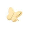 Top Mariposa Sin Rosca de Titanio PVD en Oro de 24 Quilates