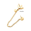 Top de Gema Redonda con Bisel Marquesa Trinidad y Dúo de 24Kt Oro