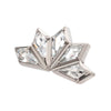 con Rosca Int. y Forma de Diamante con CZ en Clúster de 5, Diseño...